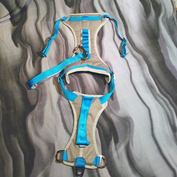 Kurgo Grey/Blue Journey Air Harness For Dogs, Large